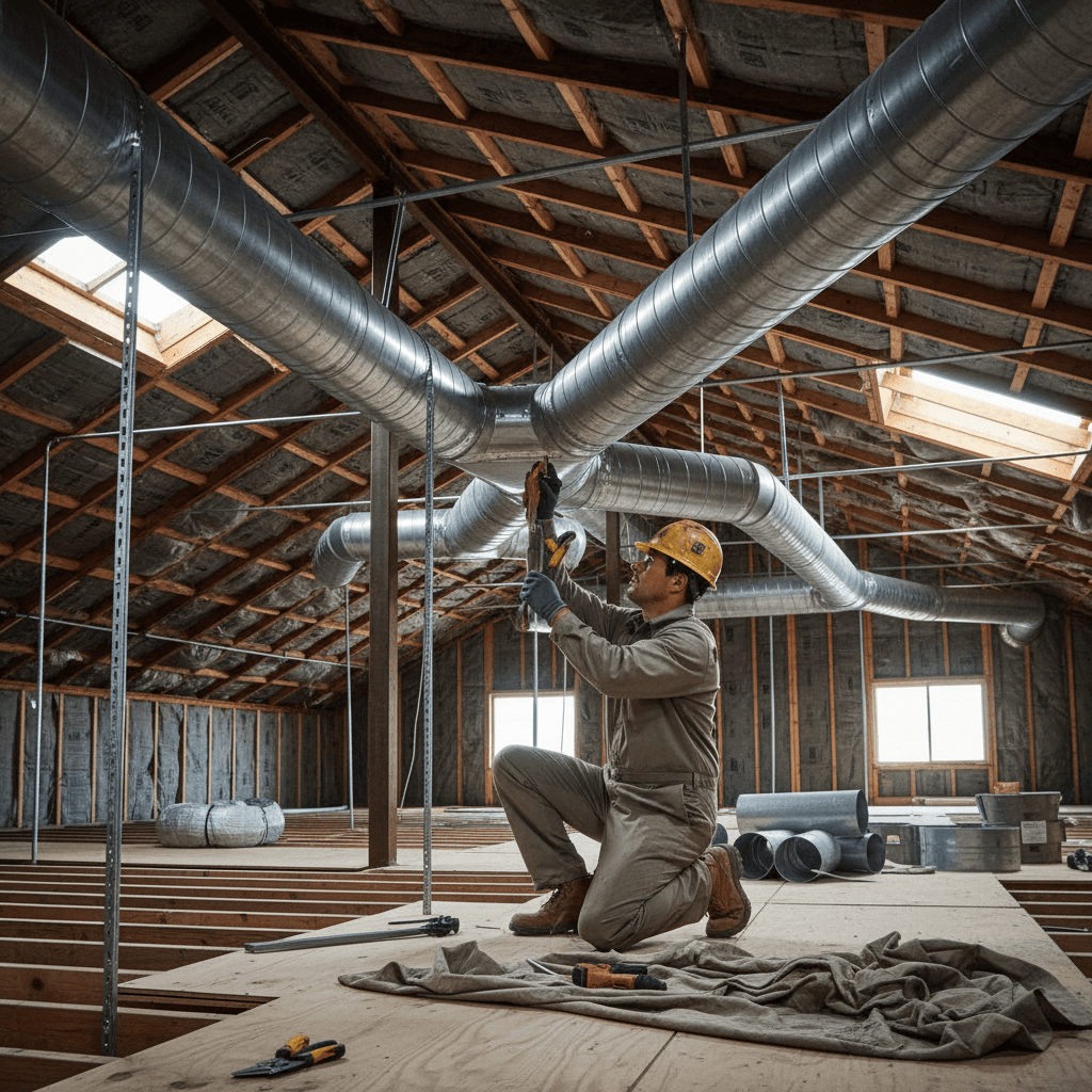 Ductwork installation and repair
